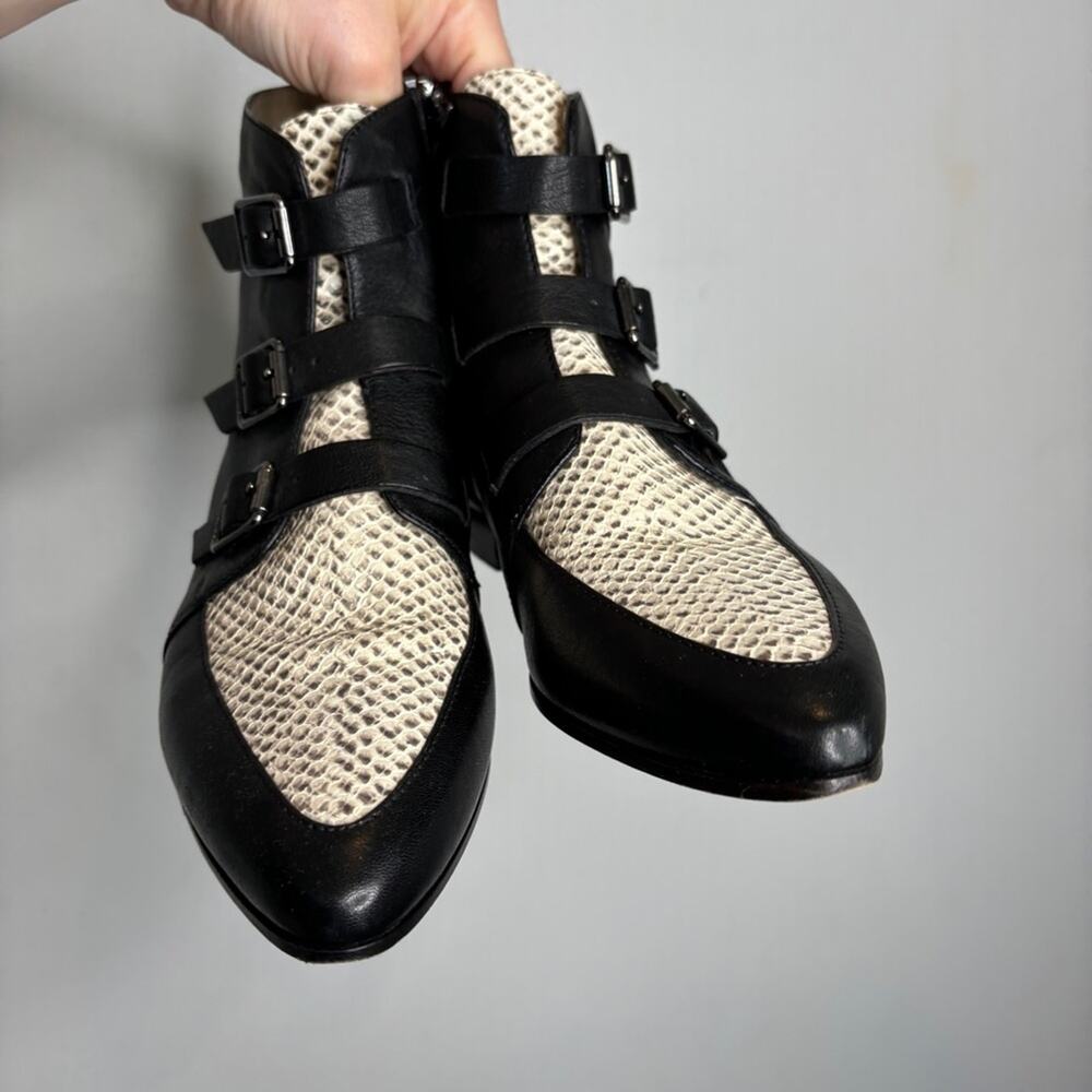 Jimmy Choo Python Marlin Texture Boot - Picture 5 of 10